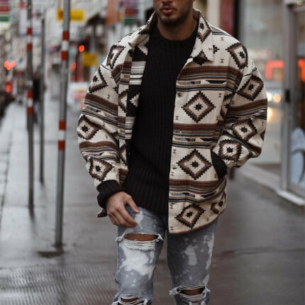 Jacke mit Reversknopf Herren