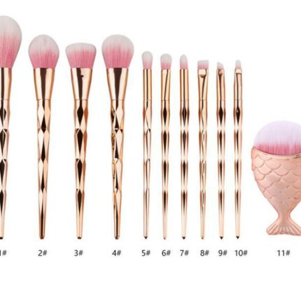 Diamond Fish Makeup Pinsel