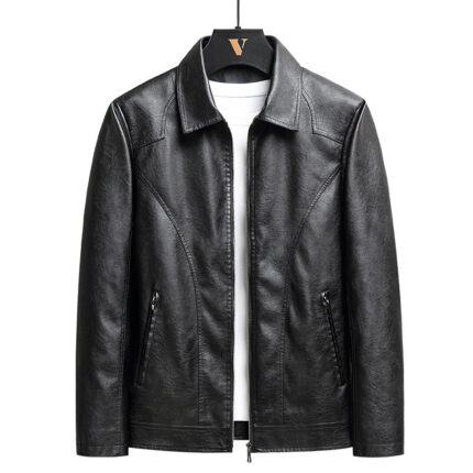 Dünne Lederjacke für Männer