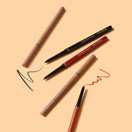 Eyeliner-Bleistift, Creme, sehr dünn, braun, wasserfest.