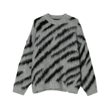 Zebramuster Pullover Männer