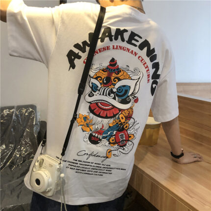 Lockerer Harajuku-Stil Mittelarm
