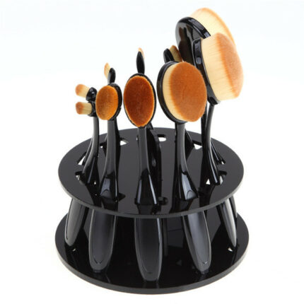 Runde make-up pinsel halter
