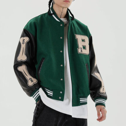 Vintage-Baseball-Jacke für Männer