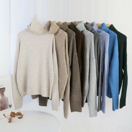 Rollkragenpullover Damen