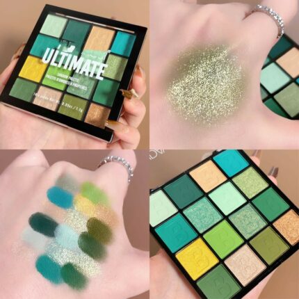 Matte Perlglanz-Bühnen-Makeup-Lidschattenplatte