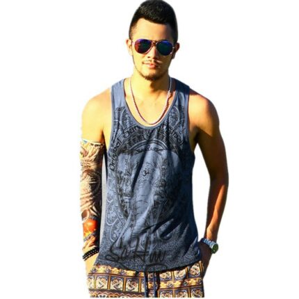 Tanktop mit Elefantenprint