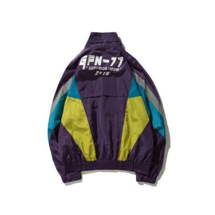 Farbblock-Jacke
