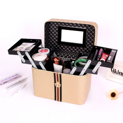 Kosmetiktasche Hand - Held Multi - Layer Storage Box