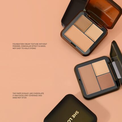 Highlighter Schatten Lidschatten Nase Concealer Puder Kontur Palette
