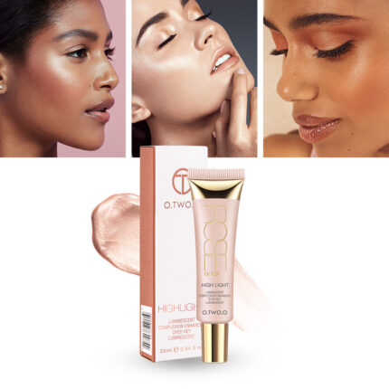 Dreidimensionales Konturieren des Gesichts Seidenraupen-Highlighter