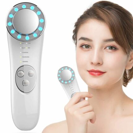 Gesichtsmassagegerät Hautpflegewerkzeuge 7 in 1 Facelifting-Maschine Galvanische Gesichtsmaschine Gesichtsstraffungsmaschine für Haut-Hochfrequenz-Gesichtsmaschine
