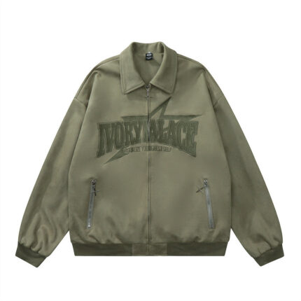 Mit Buchstaben bestickte Pilotenjacke