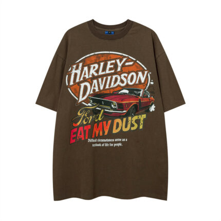 Rundes kurzärmeliges T-Shirt für Männer