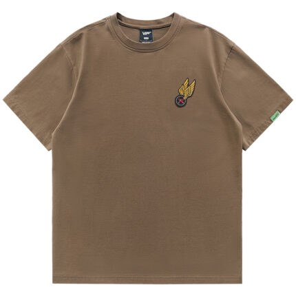 American Heavyweight Baumwoll-Kurzarm-T-Shirt für Herren