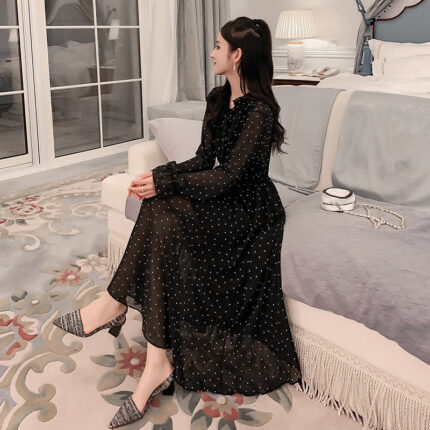 Langarm Kleid Damen