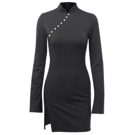 Langarm Kleid Damen