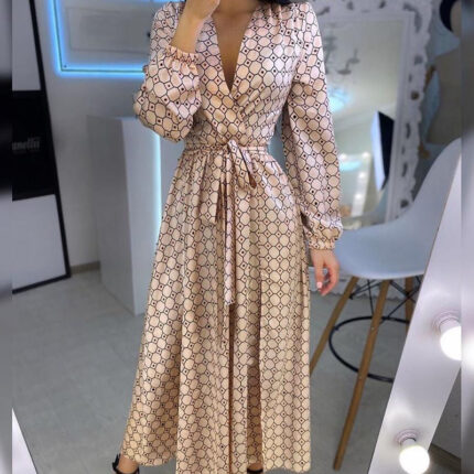 Langarm Kleid Damen
