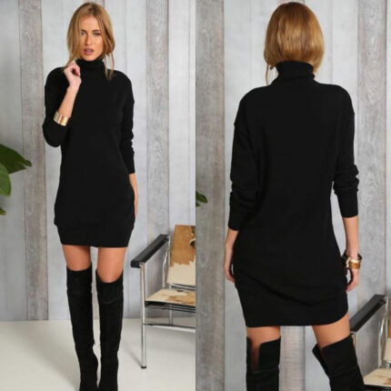 Langarm Kleid Damen