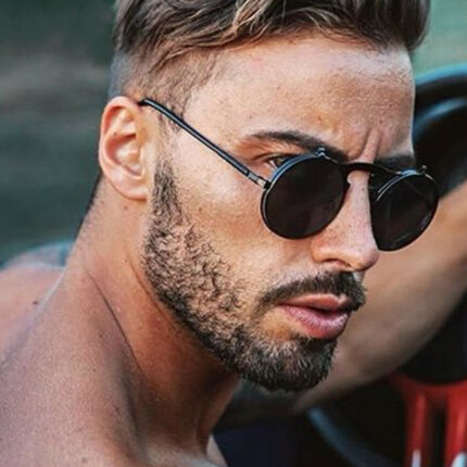 Personalisierte Mode Runde Sonnenbrille für Männer