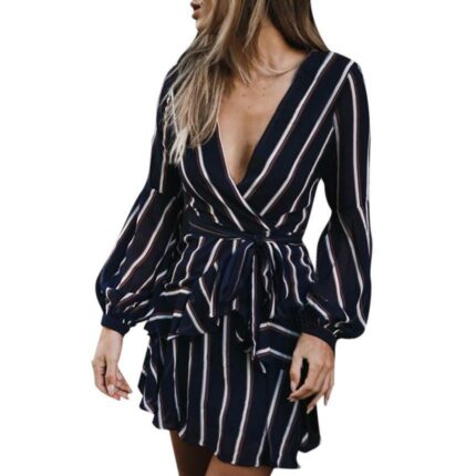 Langarm Kleid Damen