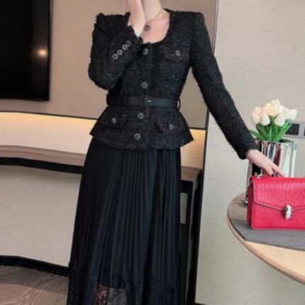 Langarm Kleid Damen
