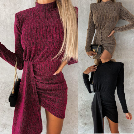 Langarm Kleid Damen