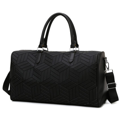 Reisetasche mit geometrischem Muster für Herren mit großem Fassungsvermögen