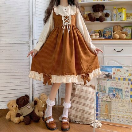 Langarm Kleid Damen