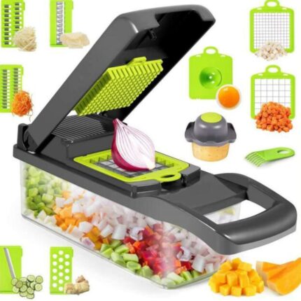 12 In 1 Hand Gemüse Chopper Küche Gadgets Lebensmittel Chopper Zwiebel Cutter Gemüse Slicer