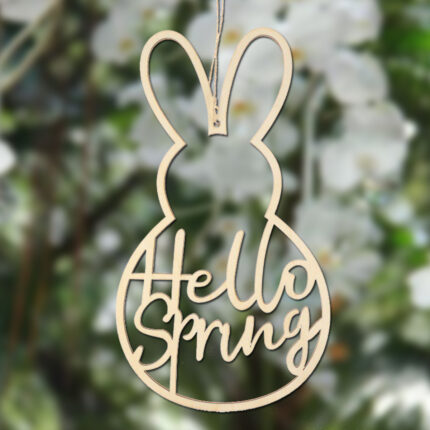 Ostern hohle Kaninchen Handwerk aus Holz