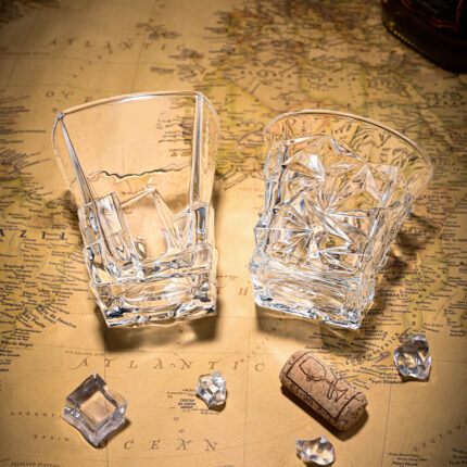Whiskey Shot Kristall Bierglas Whisky Glas verdickt Weinglas Geschenkset Großhandel