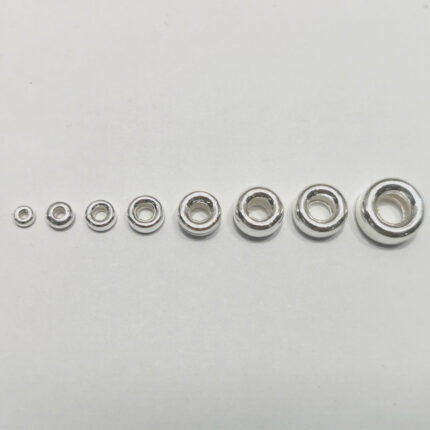 925 Sterling Silber Counter Spacer Perlen Argent Pur Wasser Bubble Perlen