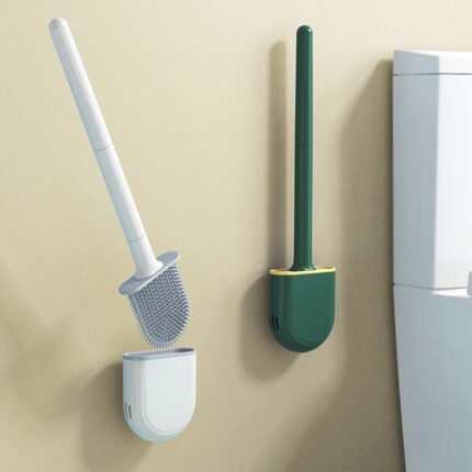 Toiletten bürste aus Silikon, Wand montage, Toiletten bürste