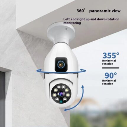 Binocular Wireless Dual-screen Camera Indoor Dual-light Full-color HD Night Vision
