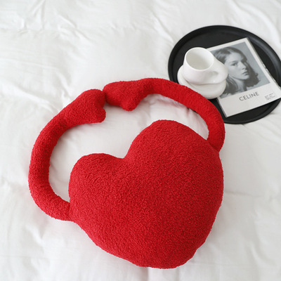Creative Doll Red Xi Character Wedding Pillow