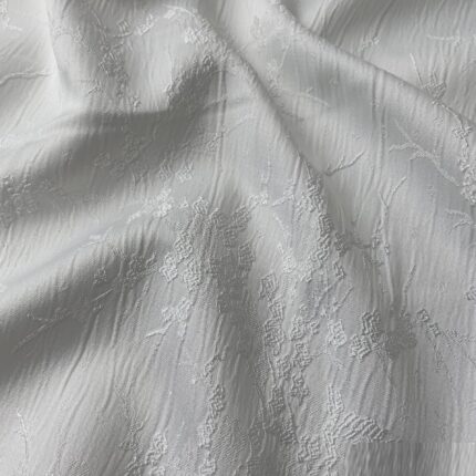 Neue Jacquard Geprägte Pflaume Geprägte Crepe Drei-dimensional Textur Kleid Cheongsam Hemd Stoff