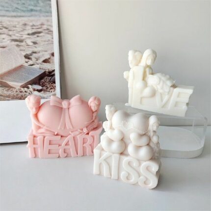 Valentinstag Kerze Form DIY Schokolade Handgemachte Seife