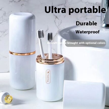 Camping Business Trip Flugzeug Reise Tasse Zahnbürste Aufbewahrung sbox
