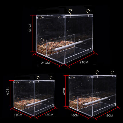 Acryl vogel feeder