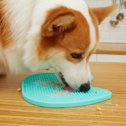 Hund Doppelseitige Lecken Pad Slow Food Schüssel Hund Lecken Matte