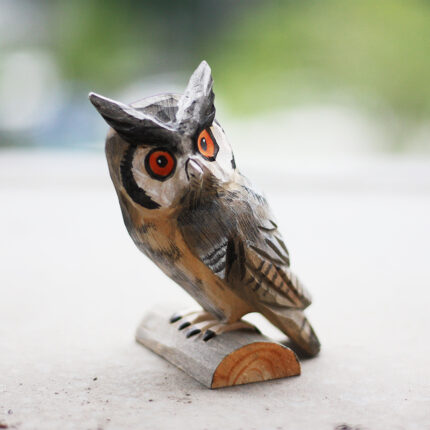Eule Holz Carving