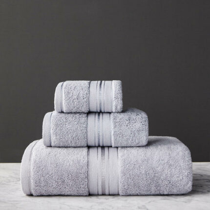 Reine Farbe Dicke Baumwolle Bad Handtuch Set Handtuch Set Erhöht Reinen Baumwolle Strand Handtuch Schönheit Salon Bad Handtuch