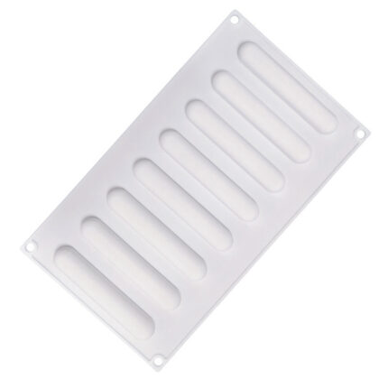 8 lange Oval Silikon Formen Llong Mousse Formen Gebäck MoldsChocolate Formen Französisch Dessert Formen