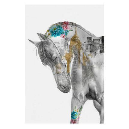 Im galopp Pferd Kunst Leinwand Malerei
