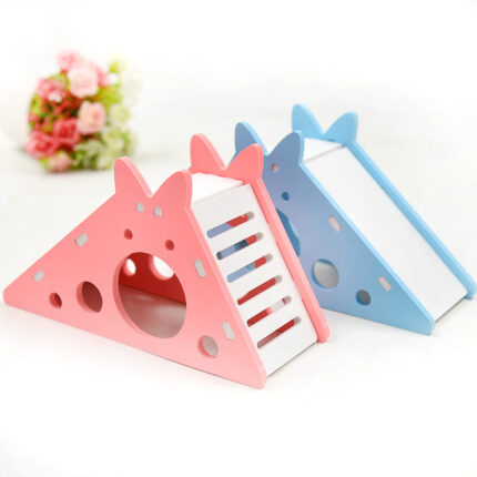 Hamster Spielzeug Rutsche Hütte PVC Montage Farbe Hütte Rutsche Spielzeug Goldene Bär Hamster Liefert