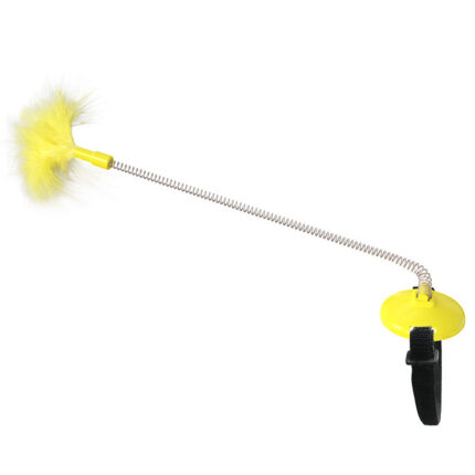 Selbst Heilung Kragen Neck Spielzeug Frühling Fuß Mit Hahn Tease Katze Stick