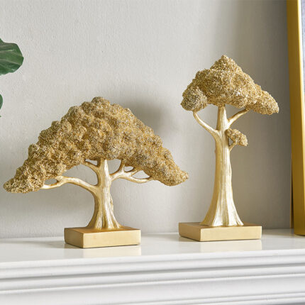 Goldene Glück Baum Dekoration Shop Kassierer Dekoration Schreibtisch Kreative Dekoration