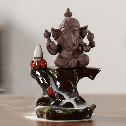 Neue Indische Elefanten Gott Rückfluss Weihrauch Brenner Sandelholz Brenner Kreative Hause Geschenke