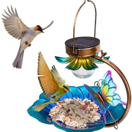 Solar Riss Ball Vogel Feeder
